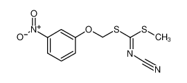 (3-硝基苯氧基)甲基氰基二硫代亚氨酸甲酯