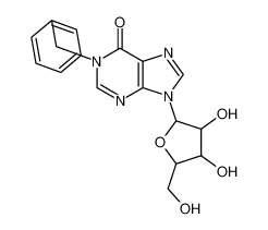 1-benzyl-9-[3,4-dihydroxy-5-(hydroxymethyl)oxolan-2-yl]purin-6-one