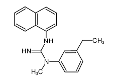 1-(3-ethylphenyl)-1-methyl-2-naphthalen-1-ylguanidine 137159-92-3