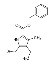 103041-75-4 spectrum, 4-ethyl-5-bromomethyl-3-methyl-pyrrole-2-carboxylic acid benzyl ester