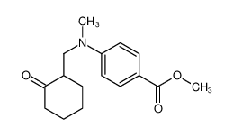 89787-26-8 methyl 4-[methyl-[(2-oxocyclohexyl)methyl]amino]benzoate