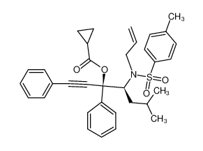 1427519-96-7 (3S,4S)-4-(N-allyl-4-methylphenylsulfonamido)-6-methyl-1,3-diphenylhept-1-yn-3-yl cyclopropanecarboxylate