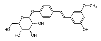 Pinostilbenoside; beta-D-葡萄糖苷 4-[(1E)-2-(3-羟基-5-甲氧基苯基)乙烯基]苯