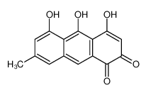 61281-22-9 4,5,10-trihydroxy-7-methylanthracene-1,2-dione