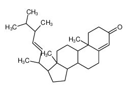 4030-92-6 structure, C28H44O