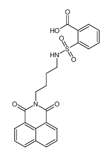 2-(N-(4-(1,3-dioxo-1H-benzo[de]isoquinolin-2(3H)-yl)butyl)sulfamoyl)benzoic acid 1569309-92-7