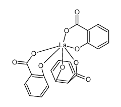 39260-77-0 structure, C21H12LaO9