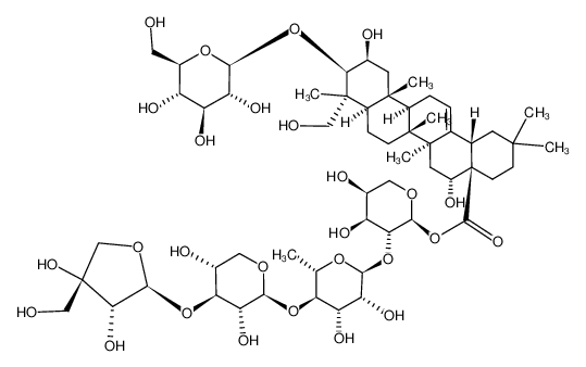 66663-91-0 structure, C57H92O27