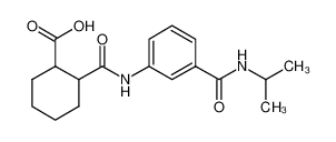 2-({3-[(Isopropylamino)carbonyl]anilino}carbonyl)-cyclohexanecarboxylic acid 940495-04-5