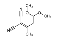 2-(4,4-dimethoxybutan-2-ylidene)propanedinitrile 410547-37-4