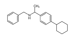 N-benzyl-1-(4-cyclohexylphenyl)ethanamine 74068-21-6