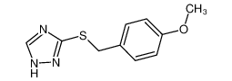 3-[(4-甲氧基苄基)硫代]-1H-1,2,4-三唑