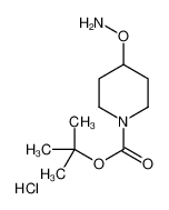 2-Methyl-2-propanyl 4-(aminooxy)-1-piperidinecarboxylate hydrochl oride (1:1) 868857-24-3