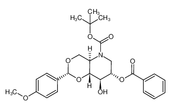 945394-91-2 2-benzoyl-N-(tert-butoxycarbonyl)-1,5-dideoxy-1,5-imino-4,6-O-(4-methoxybenzylidene)-D-glucitol