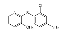 741232-06-4 spectrum, 4-amino-2-chlorophenyl 3-methylpyrid-2-yl sulphide