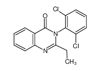 3-(2,6-dichlorophenyl)-2-ethylquinazolin-4-one 25509-07-3