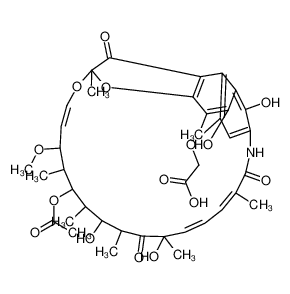 O4-carboxymethyl-20-hydroxy-21-oxo-21-deoxy-rifamycin 15271-73-5