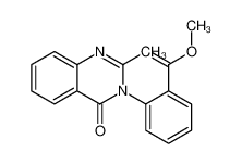 2006-80-6 spectrum, methyl 2-(2-methyl-4-oxoquinazolin-3-yl)benzoate