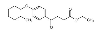 ethyl 4-(4-heptoxyphenyl)-4-oxobutanoate 143134-90-1