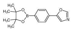 5-[4-(4,4,5,5-tetramethyl-1,3,2-dioxaborolan-2-yl)phenyl]-1,3-oxazole 282117-22-0