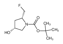 114676-97-0 structure, C10H18FNO3