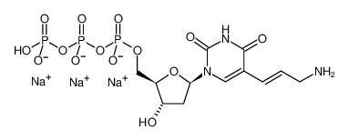 109921-28-0 structure, C12H17N3Na3O14P3