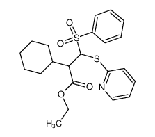 146352-30-9 spectrum, 3-Benzenesulfonyl-2-cyclohexyl-3-(pyridin-2-ylsulfanyl)-propionic acid ethyl ester