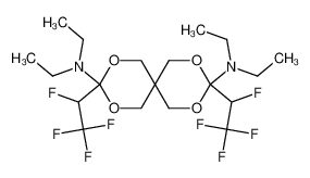 89752-23-8 3-N,3-N,9-N,9-N-tetraethyl-3,9-bis(1,2,2,2-tetrafluoroethyl)-2,4,8,10-tetraoxaspiro[5.5]undecane-3,9-diamine