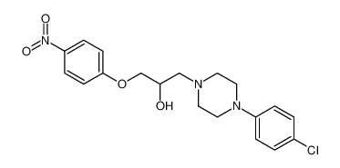 64511-36-0 1-[4-(4-chlorophenyl)piperazin-1-yl]-3-(4-nitrophenoxy)propan-2-ol