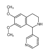 6,7-dimethoxy-1-(pyridin-3-yl)-1,2,3,4-tetrahydroisoquinoline 3161-08-8