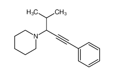 93477-21-5 1-(4-methyl-1-phenylpent-1-yn-3-yl)piperidine