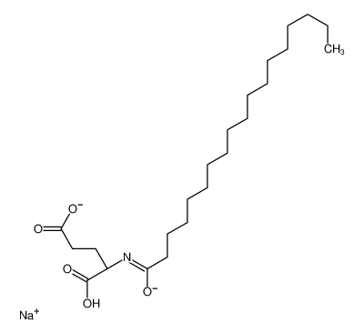 sodium,(4S)-5-hydroxy-4-(octadecanoylamino)-5-oxopentanoate 38517-23-6