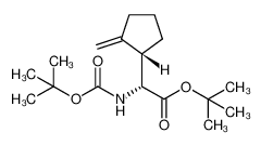 1451053-00-1 spectrum, (R)-tert-butyl 2-(tert-butoxycarbonylamino)-2-((S)-2-methylenecyclopentyl)acetate