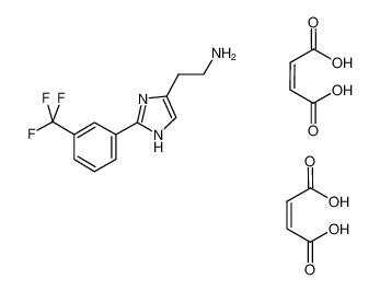 2-{2-[3-(三氟甲基)苯基]-1H-咪唑-4-基}乙胺(2E)-2-丁烯二酸酯(1:2)