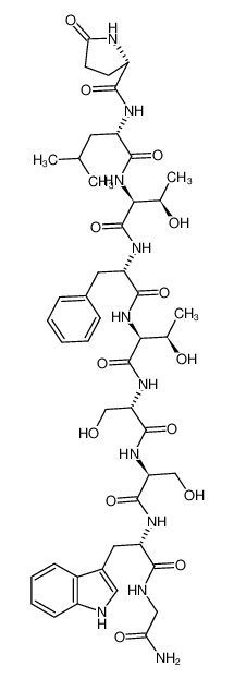 99886-31-4 structure, C47H65N11O14