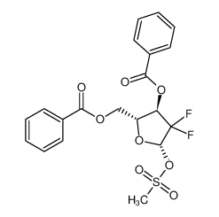 2-脱氧-2,2-二氟-呋喃核糖基-3,5-二苯甲酰基-1-甲磺酸酯