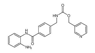 N-(2-aminophenyl)-4-[N-(pyridin-3-yl)methoxycarbonylaminomethyl]benzamide 209783-80-2
