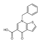 7-benzyl-4-oxothieno[2,3-b]pyridine-5-carboxylic acid 67637-79-0