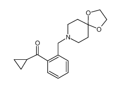 cyclopropyl-[2-(1,4-dioxa-8-azaspiro[4.5]decan-8-ylmethyl)phenyl]methanone 898781-11-8