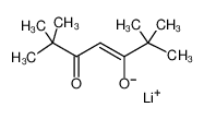 22441-13-0 structure, C11H19LiO2