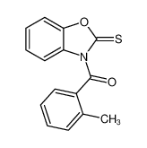 37442-08-3 (2-methylphenyl)-(2-sulfanylidene-1,3-benzoxazol-3-yl)methanone