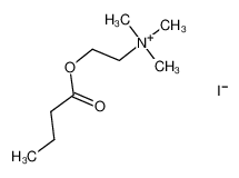 2-butanoyloxyethyl(trimethyl)azanium,iodide 2494-56-6