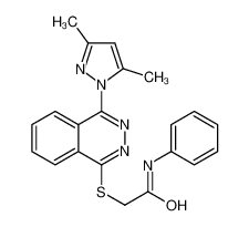 606122-22-9 structure, C21H19N5OS