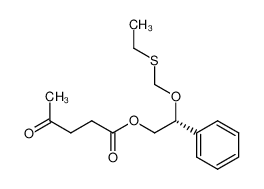 4-Oxo-pentanoic acid (R)-2-ethylsulfanylmethoxy-2-phenyl-ethyl ester