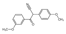 52528-94-6 3-(3-methoxyphenyl)-2-(4-methoxyphenyl)-3-oxopropanenitrile