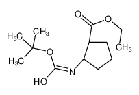 (1R,2R)-2-((叔丁氧基羰基)氨基)环戊烷羧酸乙酯