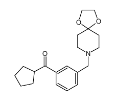 环戊基[3-(1,4-二氧杂-8-氮杂螺[4.5]癸-8-基甲基)苯基]甲酮