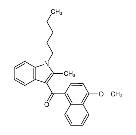 (4-methoxynaphthalen-1-yl)-(2-methyl-1-pentylindol-3-yl)methanone 316189-74-9