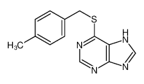 6-[(4-methylphenyl)methylsulfanyl]-7H-purine 5069-72-7