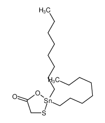 2,2-dioctyl-1,3,2-oxathiastannolan-5-one 15535-79-2